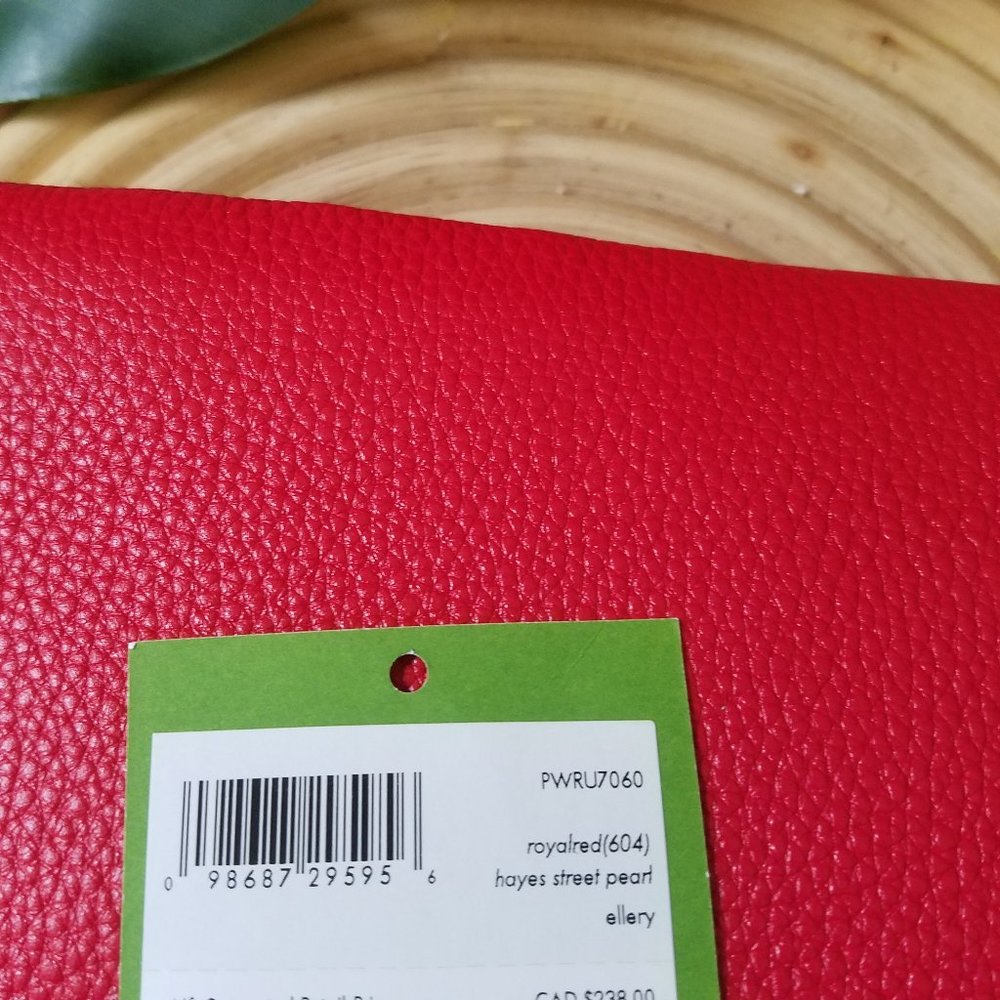 Kate Spade Hayes Street Pearl Ellery Royal Red - Picture 6 of 7